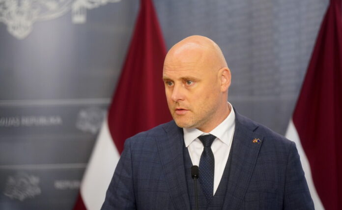 Ministru prezidents Andris Kulbergs piedalās preses konferencē pēc tikšanās ar Eiropadomes priekšsēdētāju Ministru kabinetā.