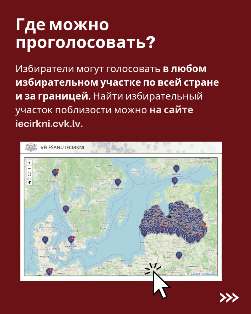 Инструкция, как голосовать на выборах в Сейм Латвии. Подготовлена Анастасией Шубиной