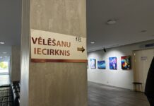 Как голосовали жители Даугавпилса и Аугшдаугавского края на выборах в 15-й Сейм Избирательный участок в Даугавпилсе, во Дворце культуры. 3 октября 2026 года. Фото: Анастасия Шубина