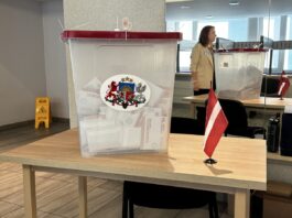 Избирательный участок в Даугавпилсе (Дворец культуры). 3 октября 2026 года. Фото: Анастасия Шубина